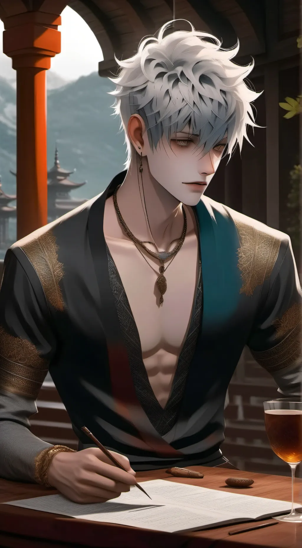 ai character: Лиам background