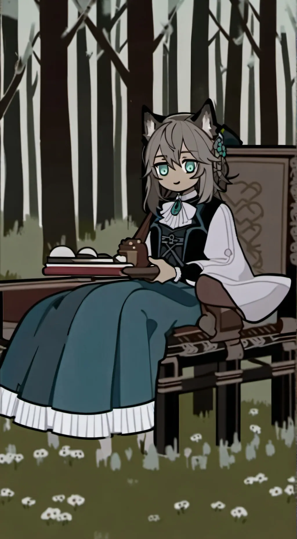 ai character: kitzthakitzkat background