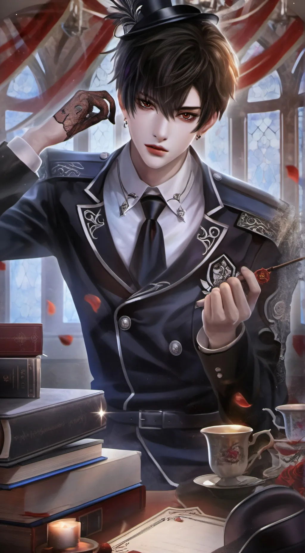 ai character: hyunjin background