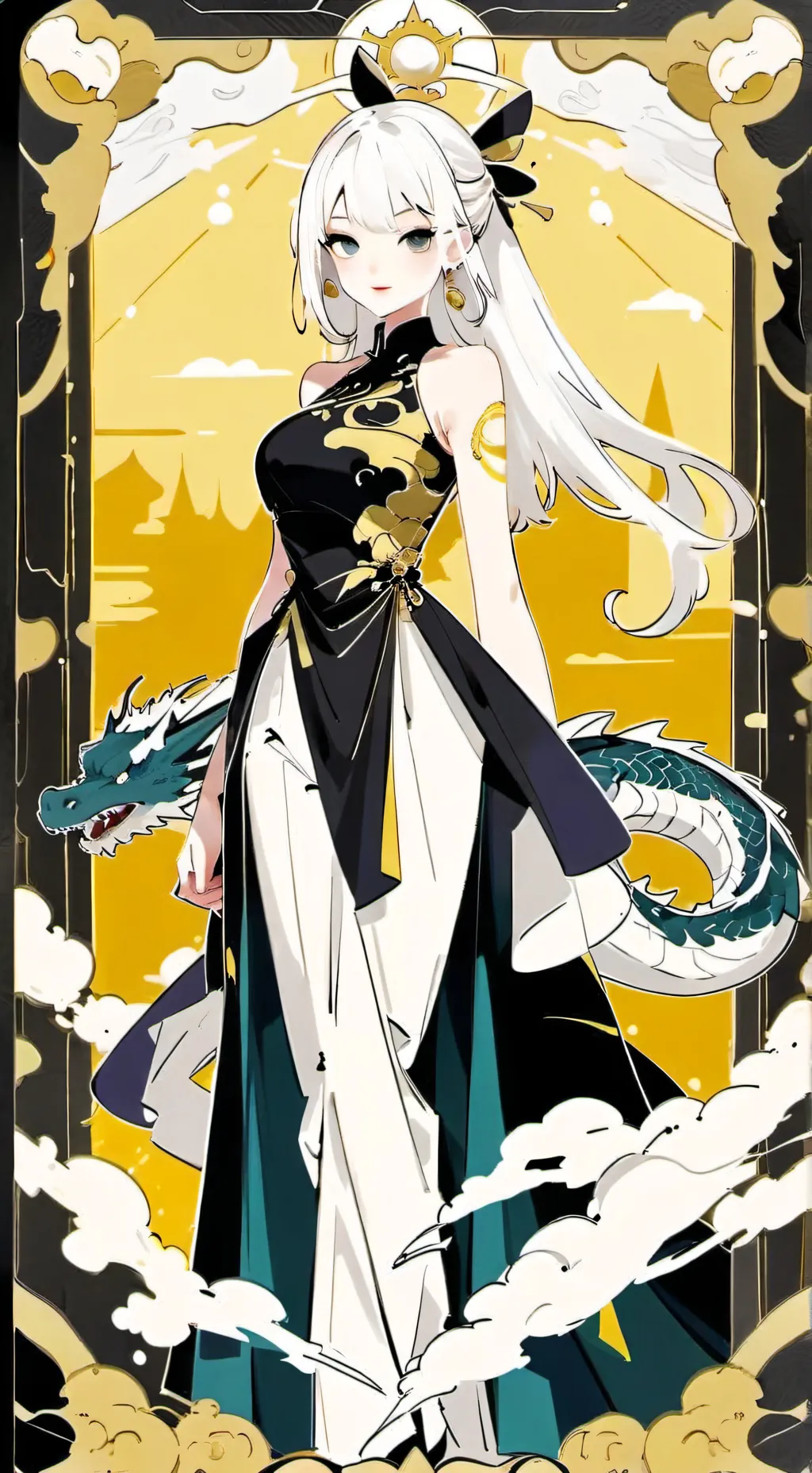 ai character: draco and harry background