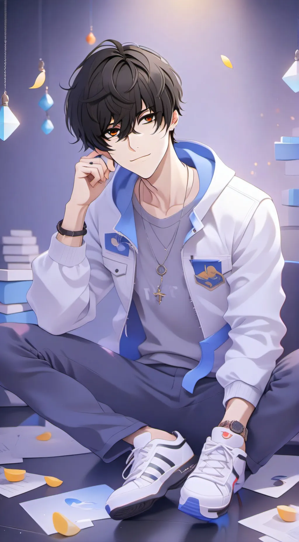 ai character: Daniel  background