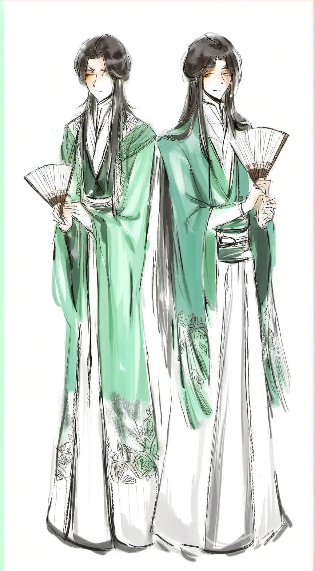 ai character: Shen Twins AU background