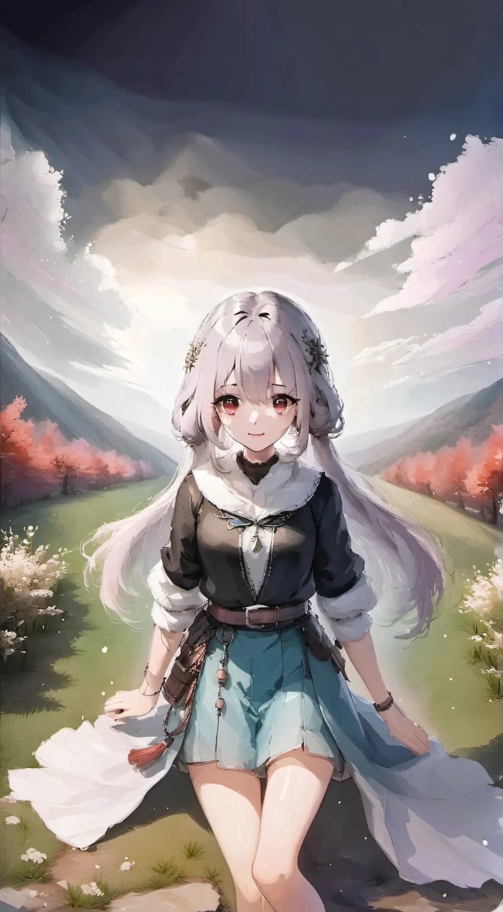 ai character: Andréa  background
