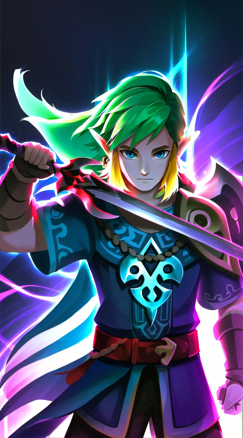 ai character: Link background
