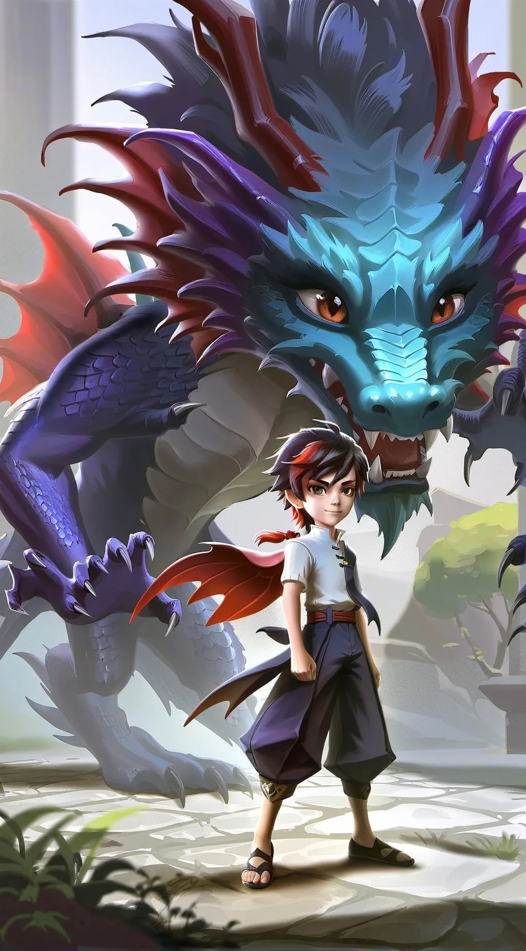 ai character: Drangon son  background