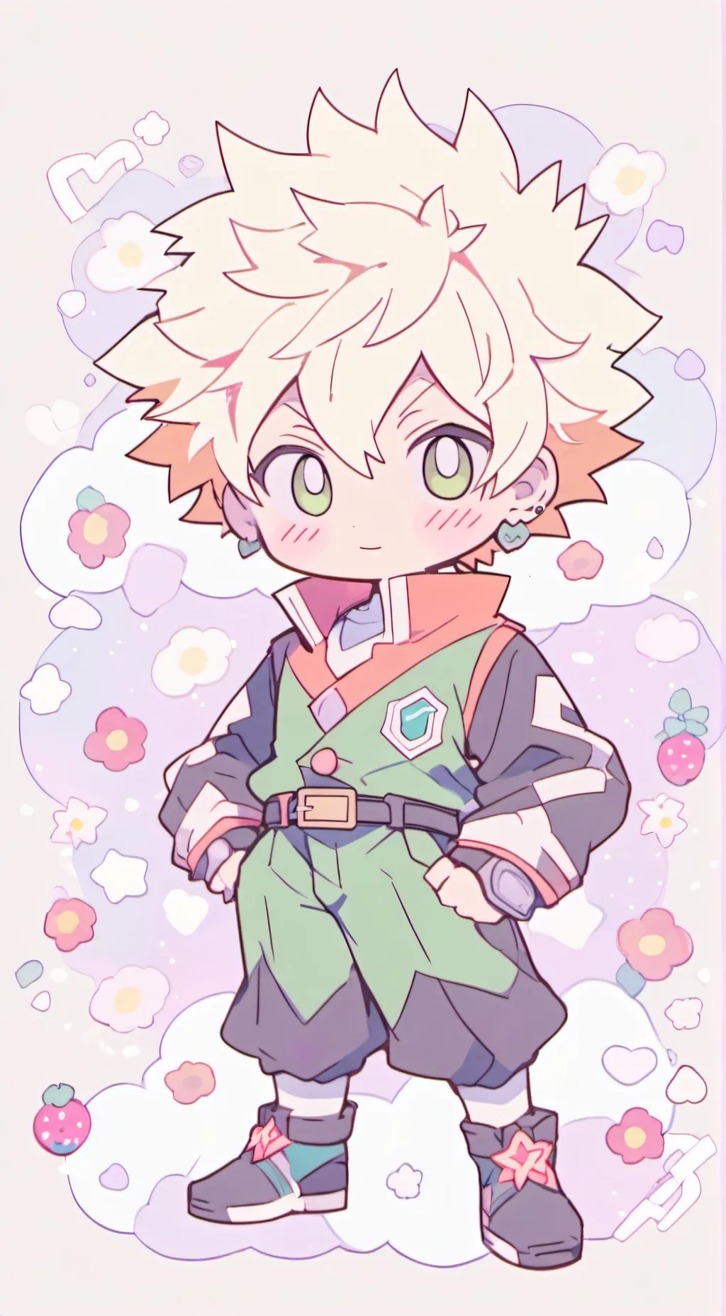 ai character: Bakugo  background