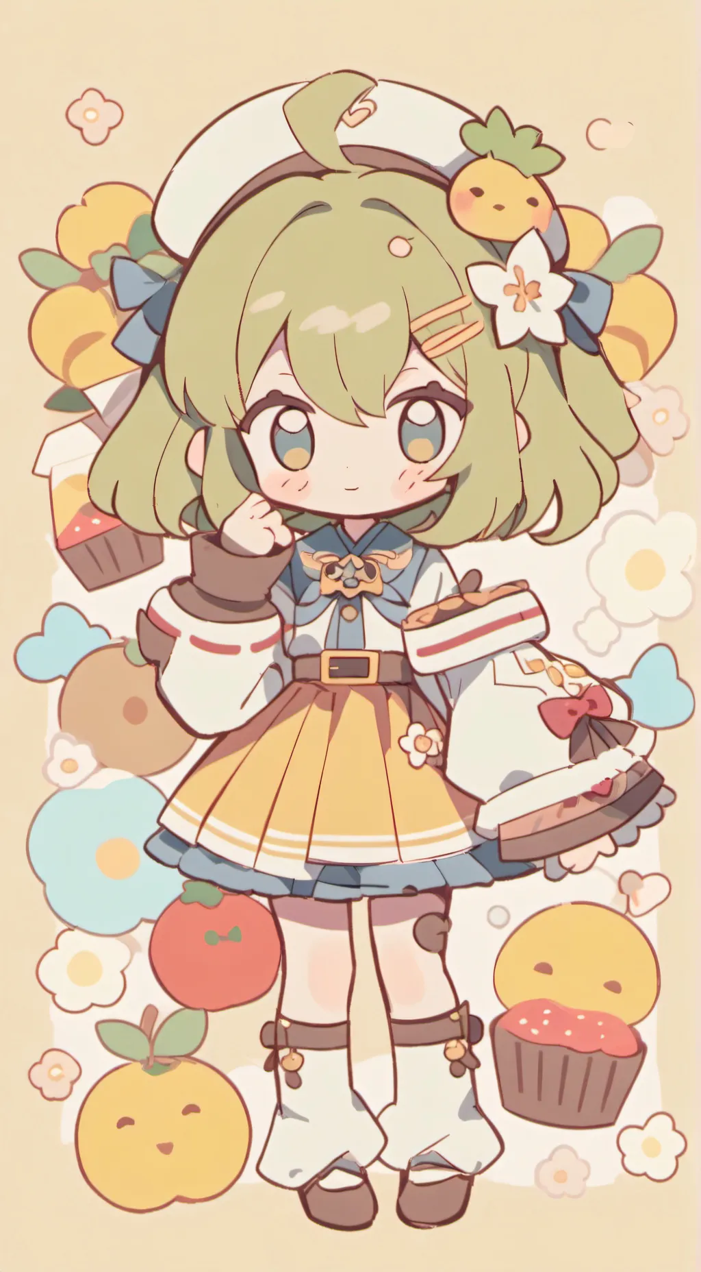 ai character: lily background