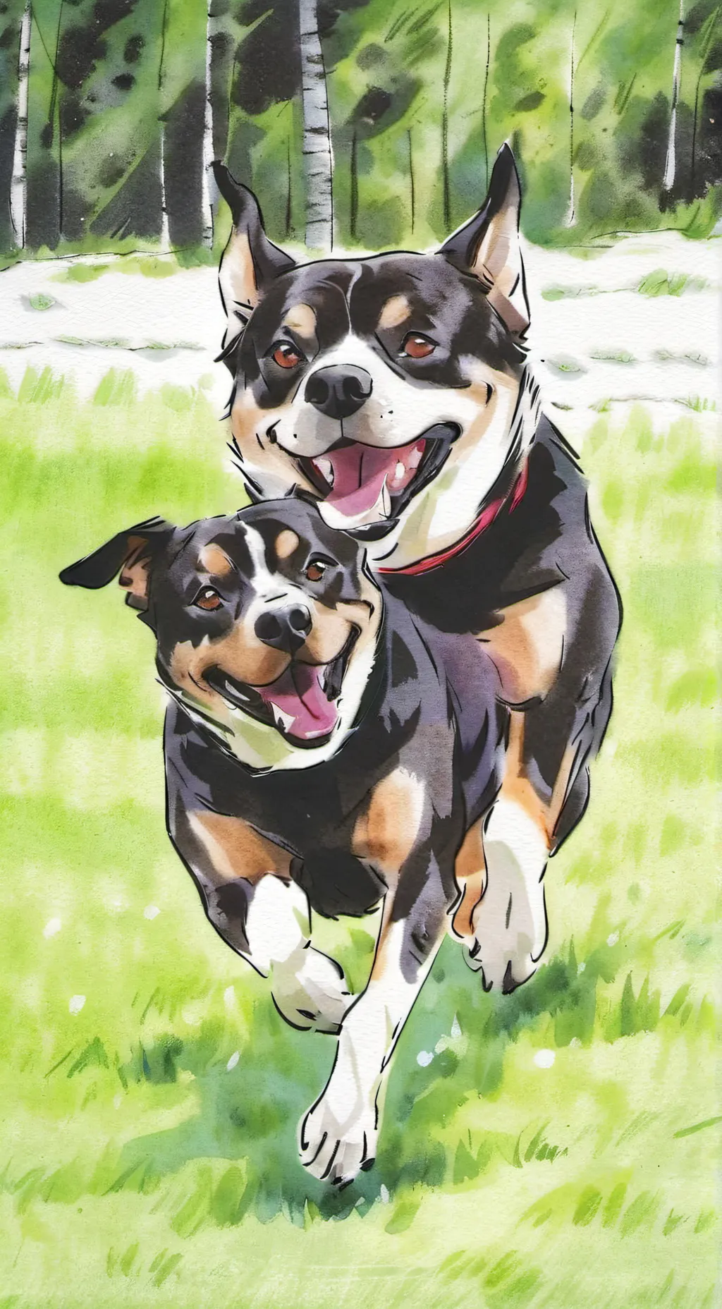 ai character: Dash & Pippin background