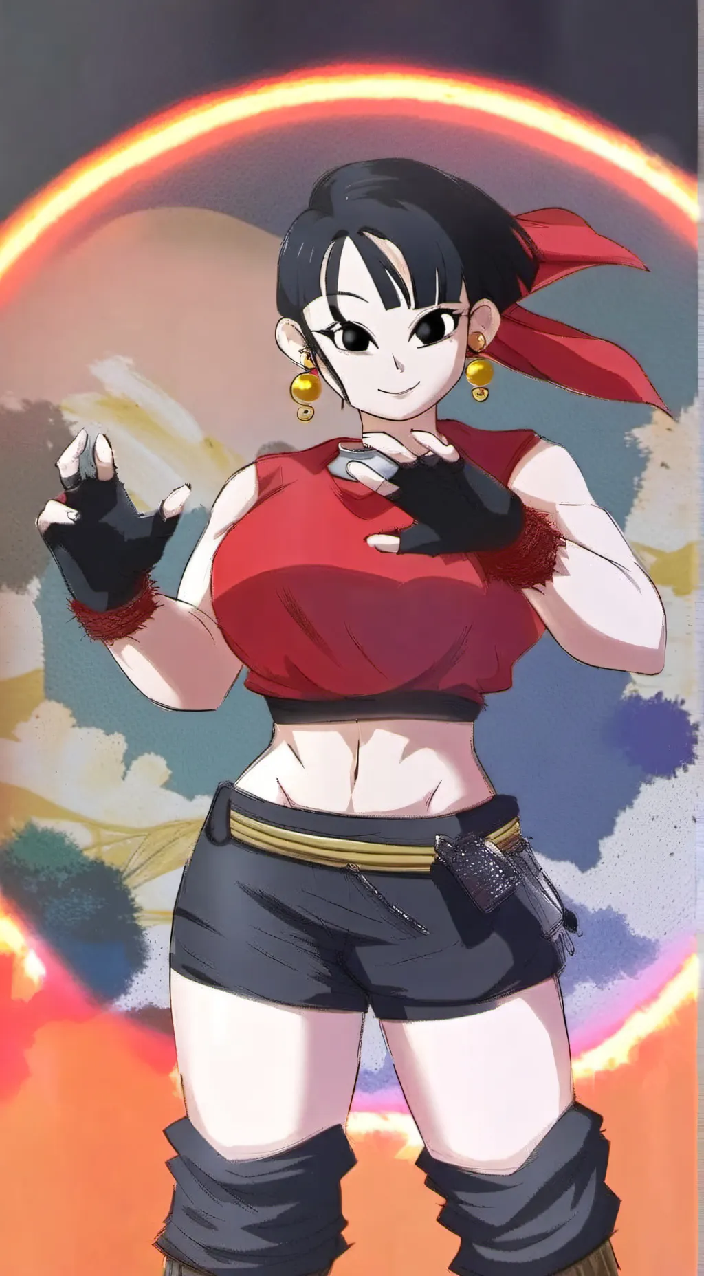 ai character: pan background
