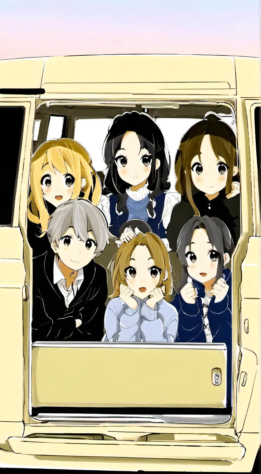 ai character: {MHA road trip🤩} background