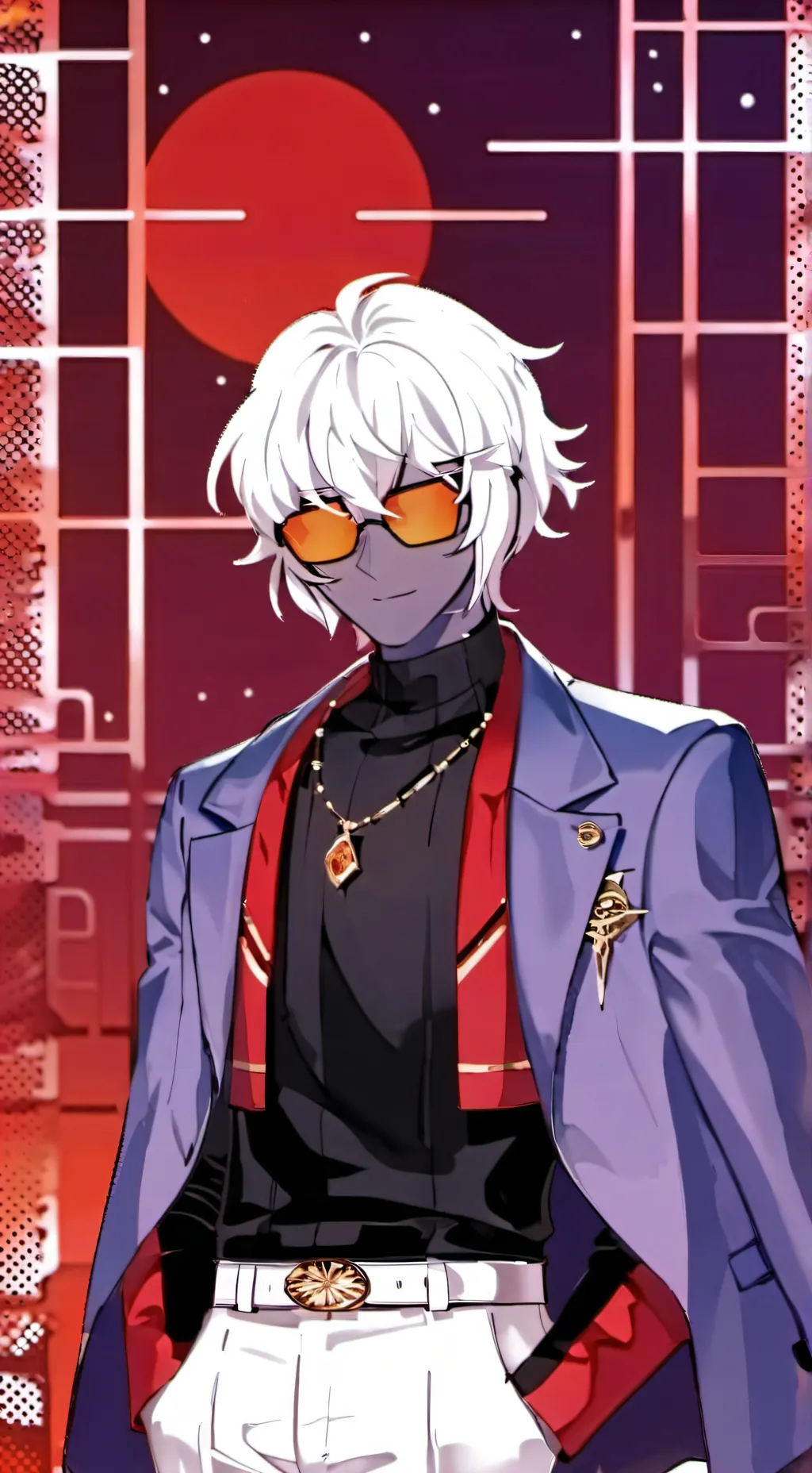 ai character: Valentino  background