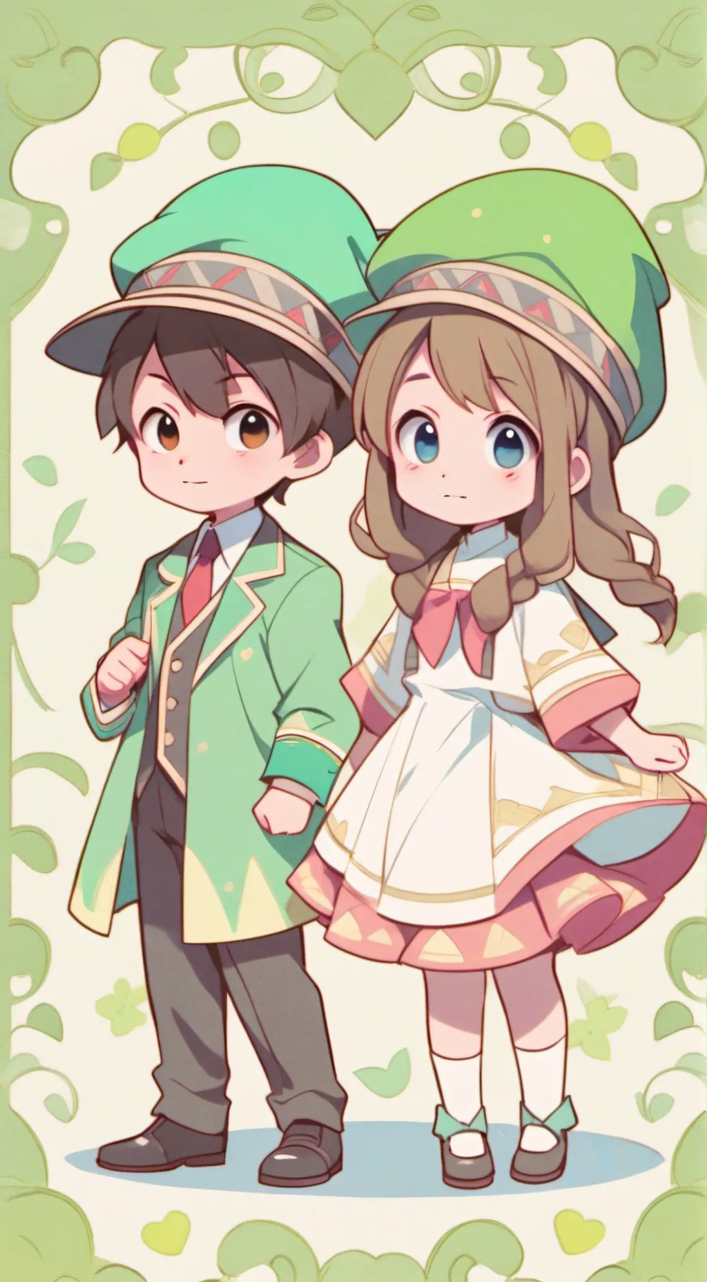 ai character: Maya and Tony background