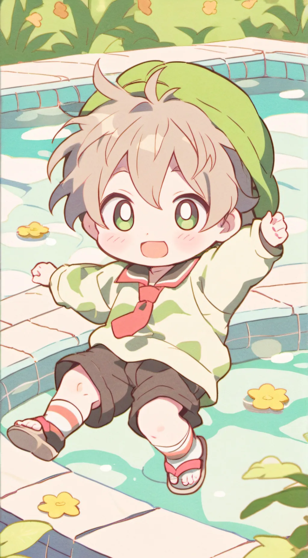 ai character: toddler background