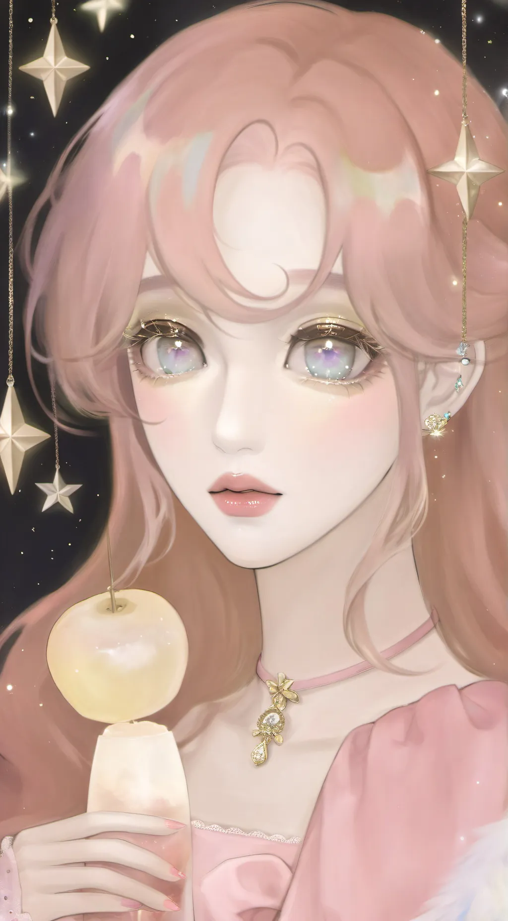 ai character: hola precioso  background
