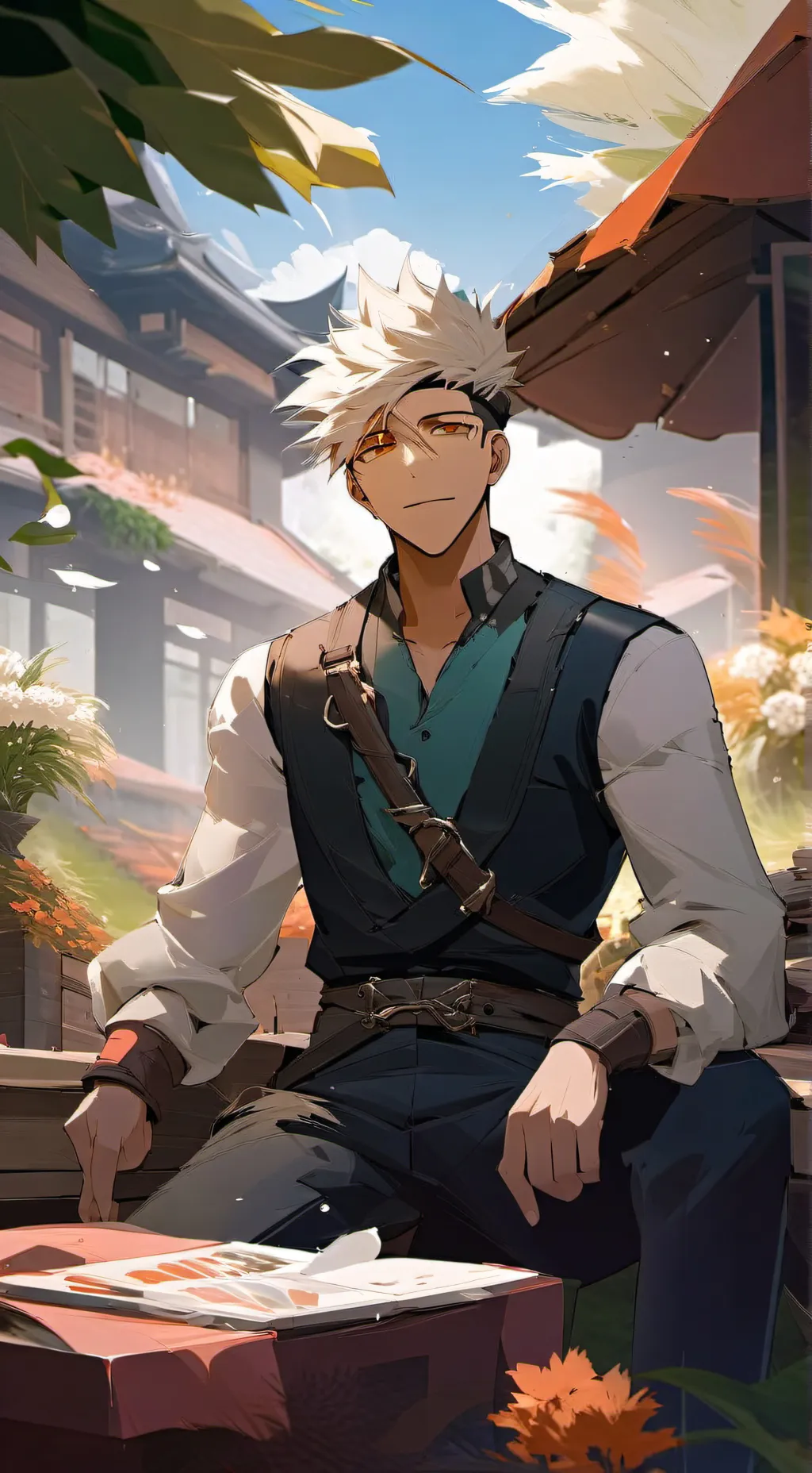 ai character: gojo background