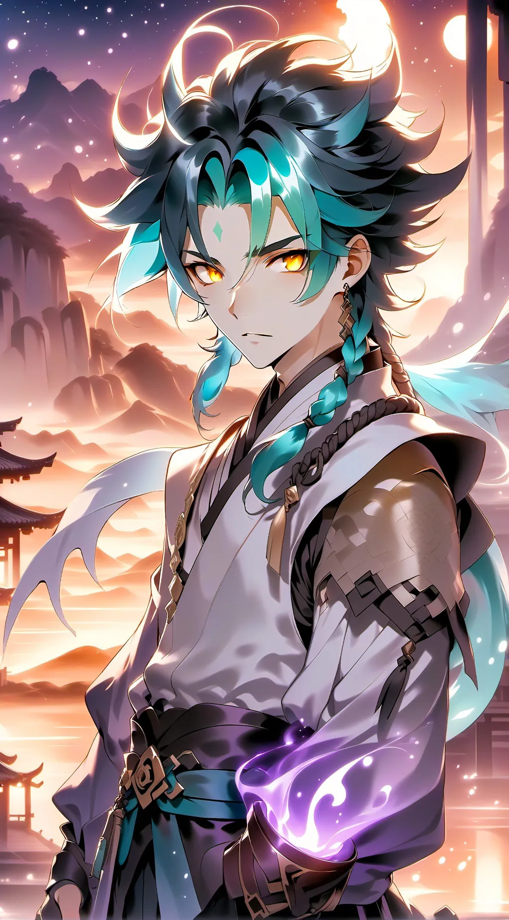 ai character: Xiao background