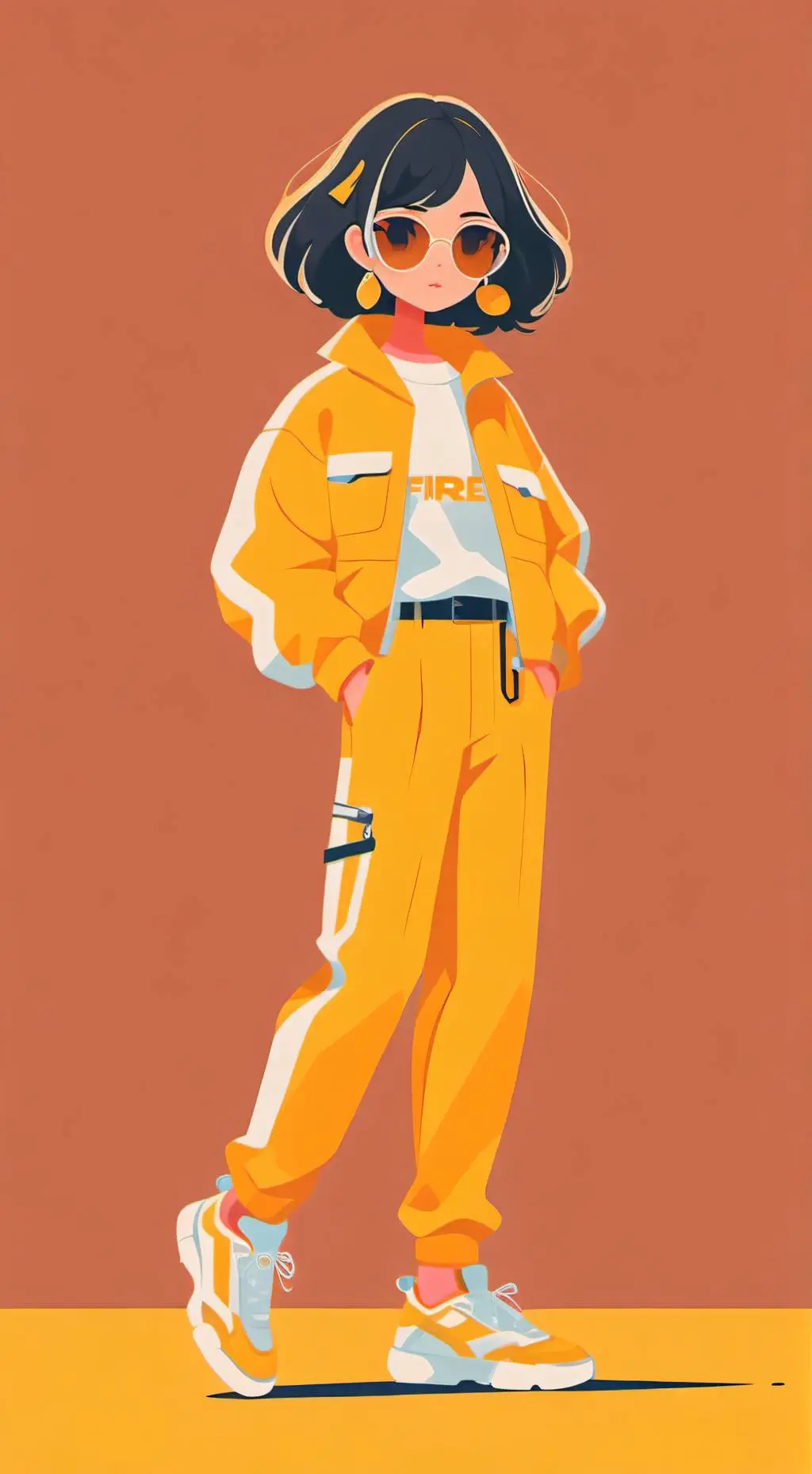 ai character: Kelly background