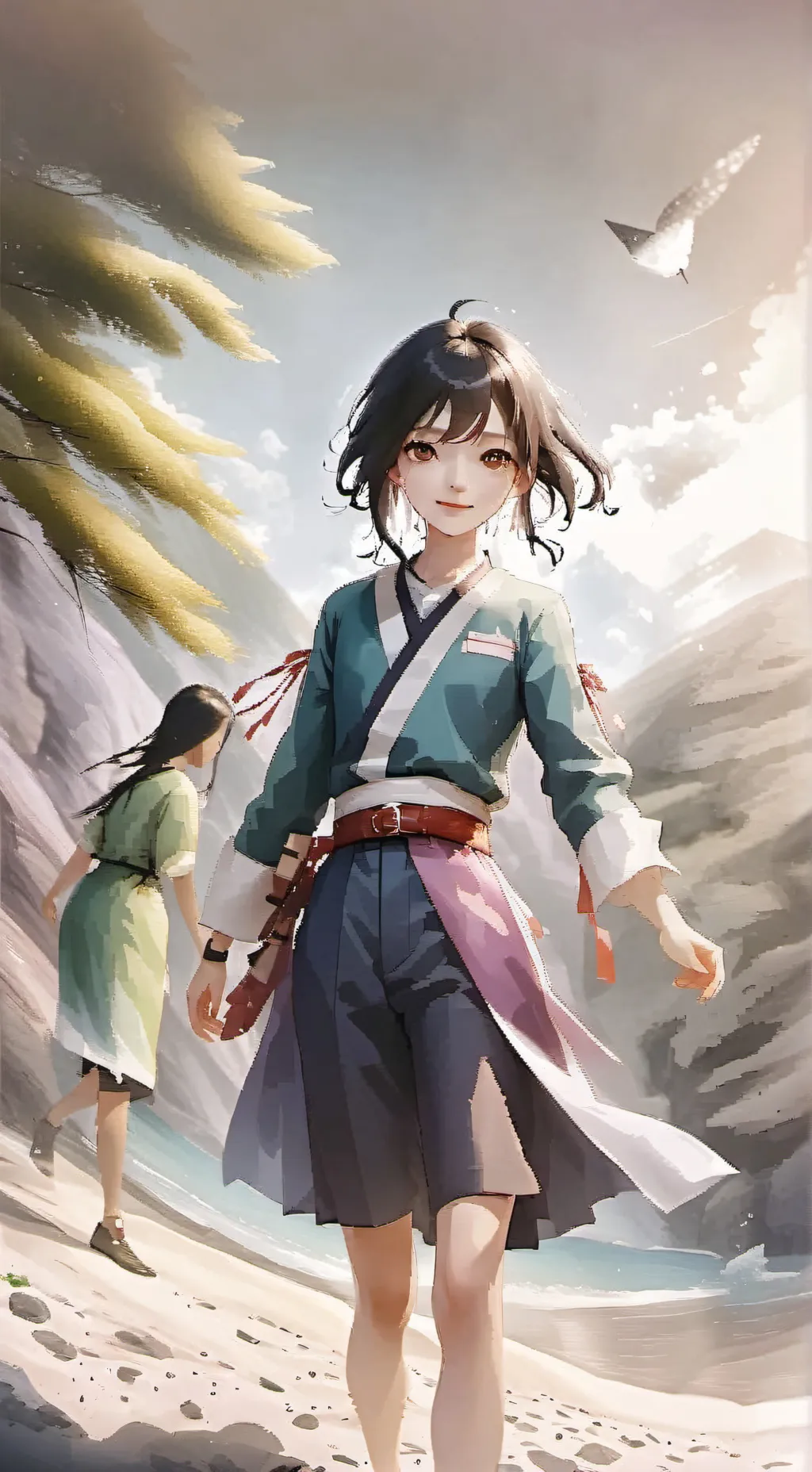 ai character: kanao background