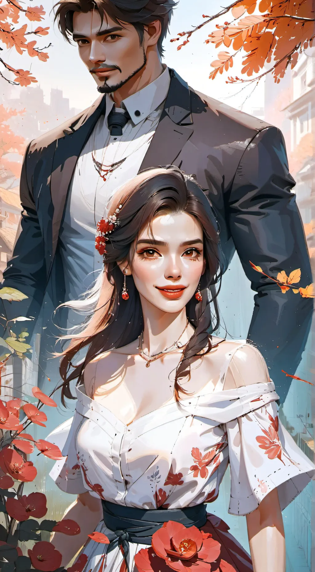 ai character: rich parents  background