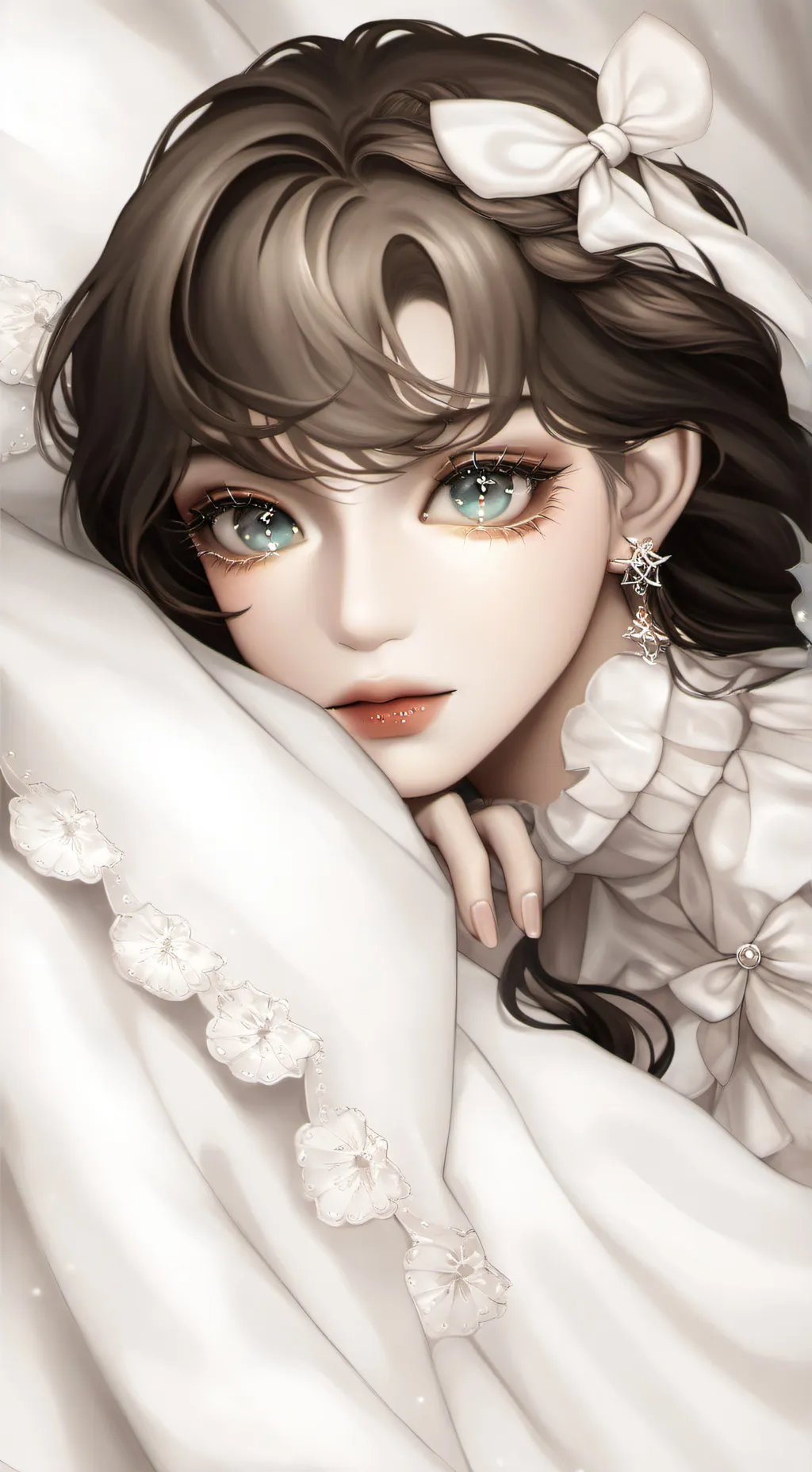 ai character: Aurora background
