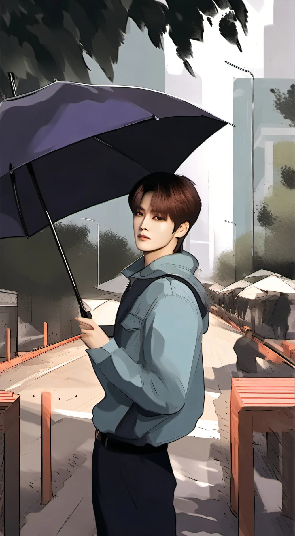ai character: Leeknow background