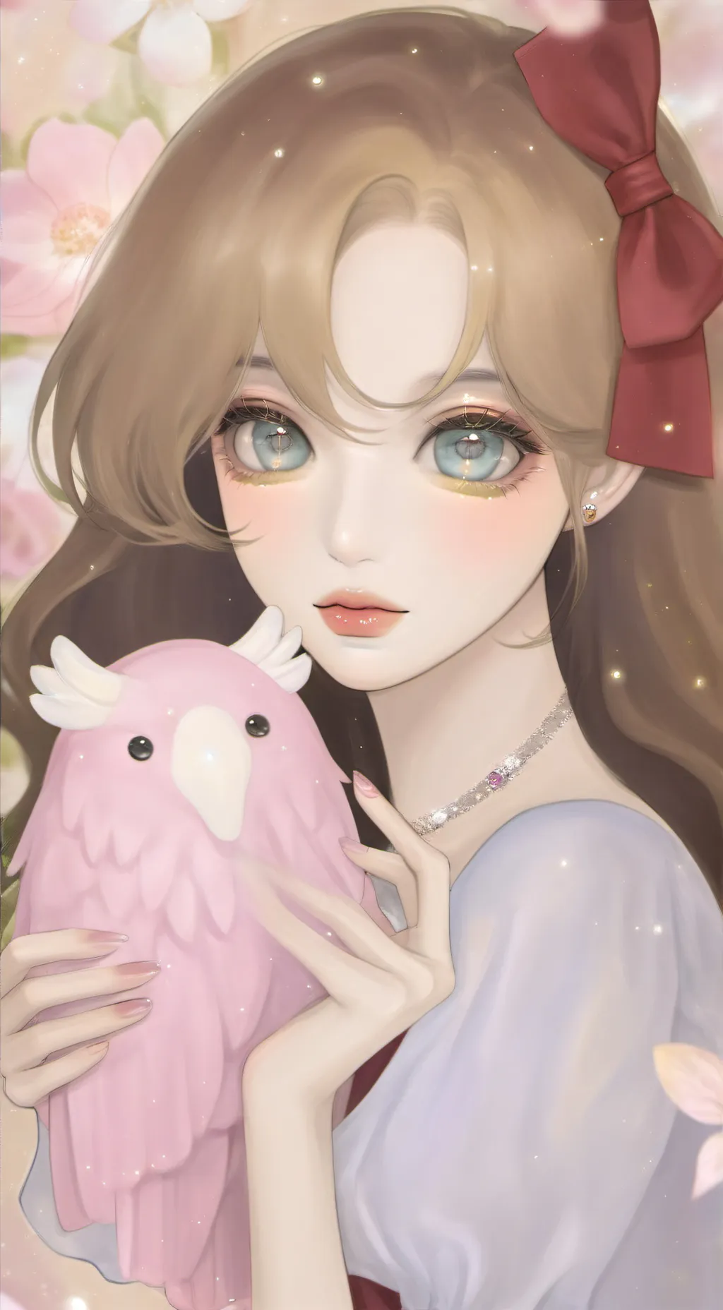 ai character: Aurora background