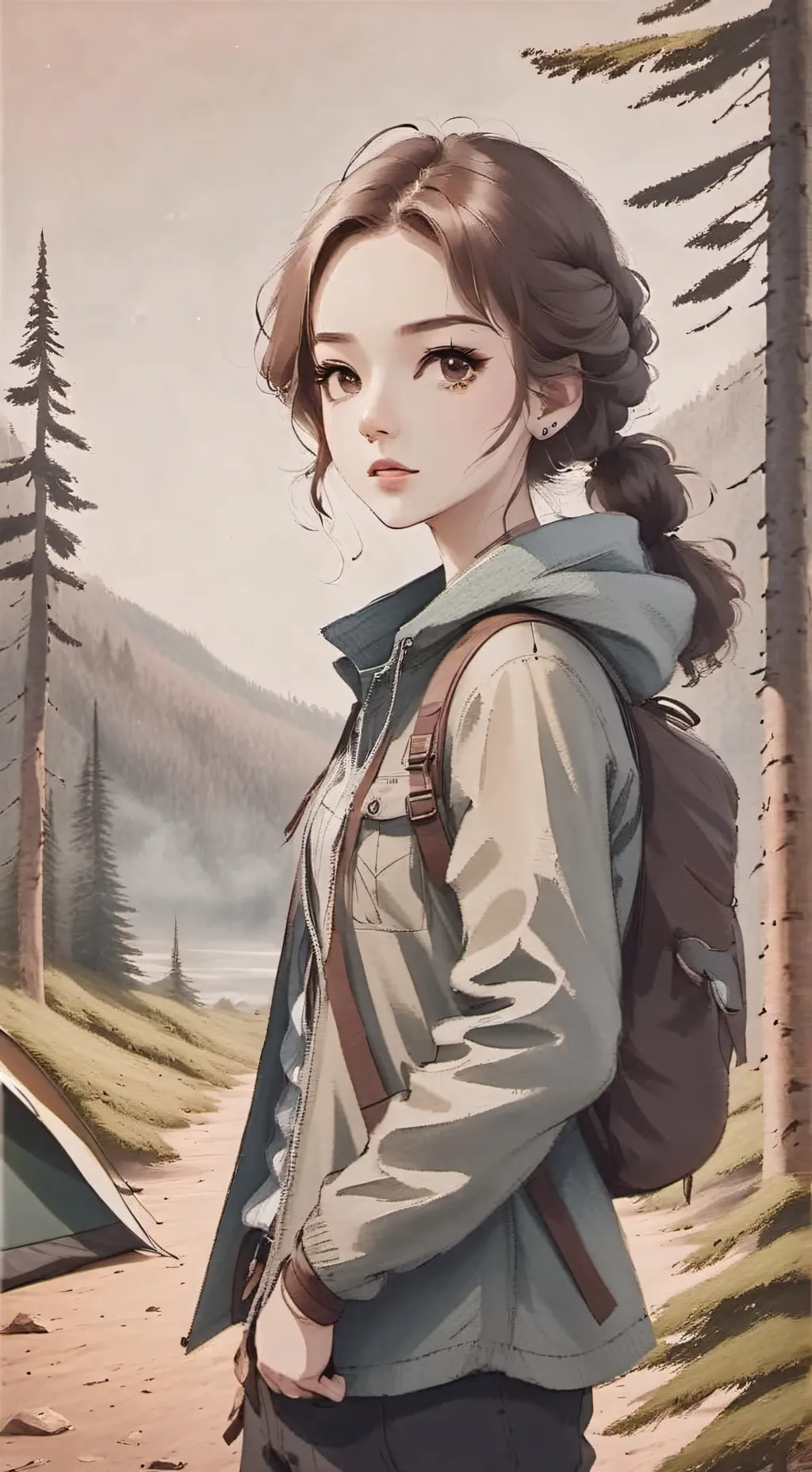 ai character: Mia background