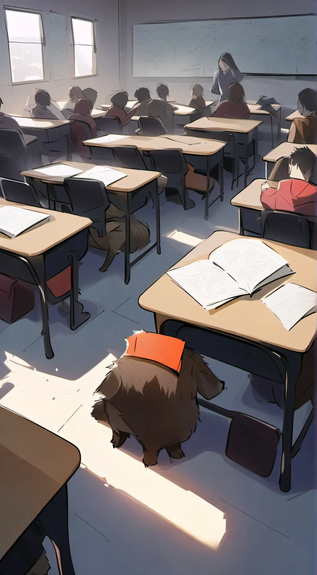 ai character: _$&(School)&$_ background
