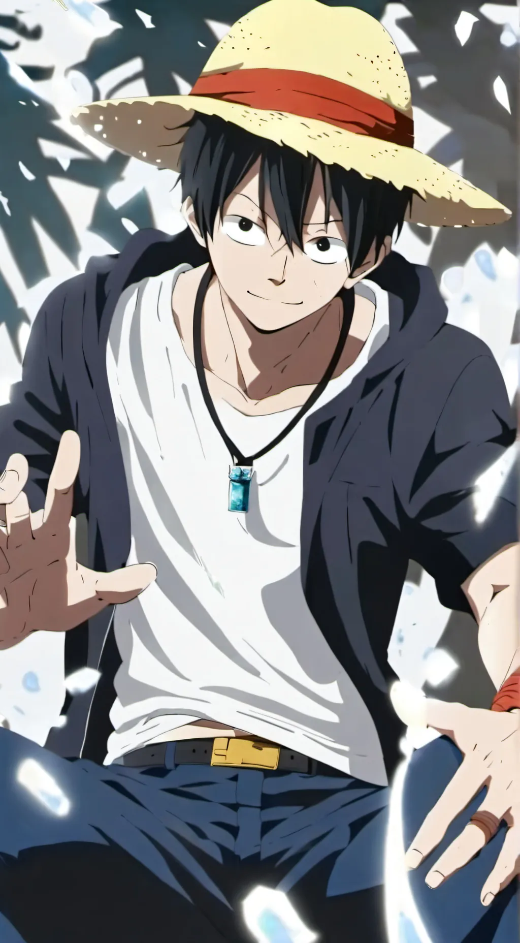 ai character:  one peice background
