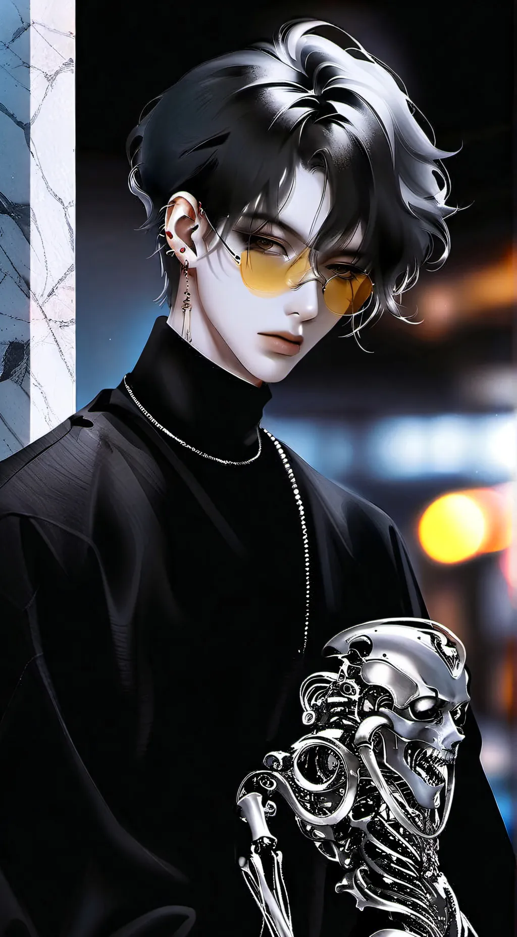 ai character: Brandon  background