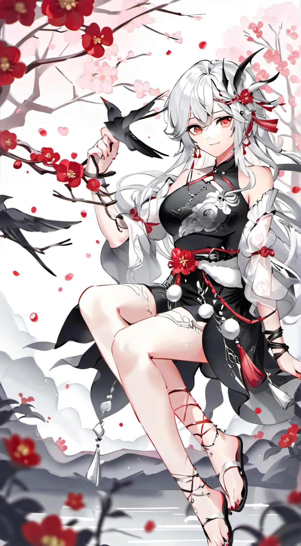 ai character: Minaki background