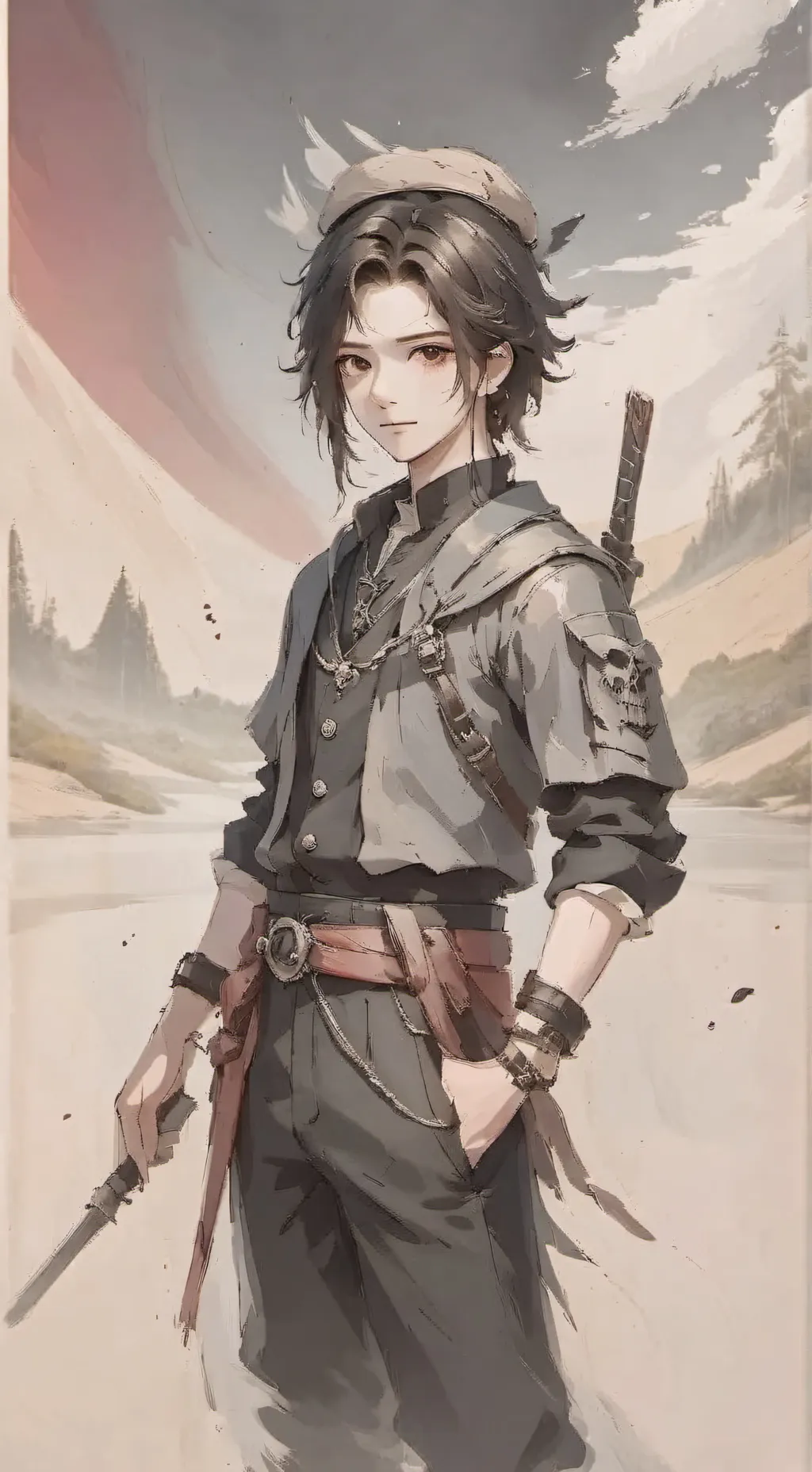 ai character: leo background