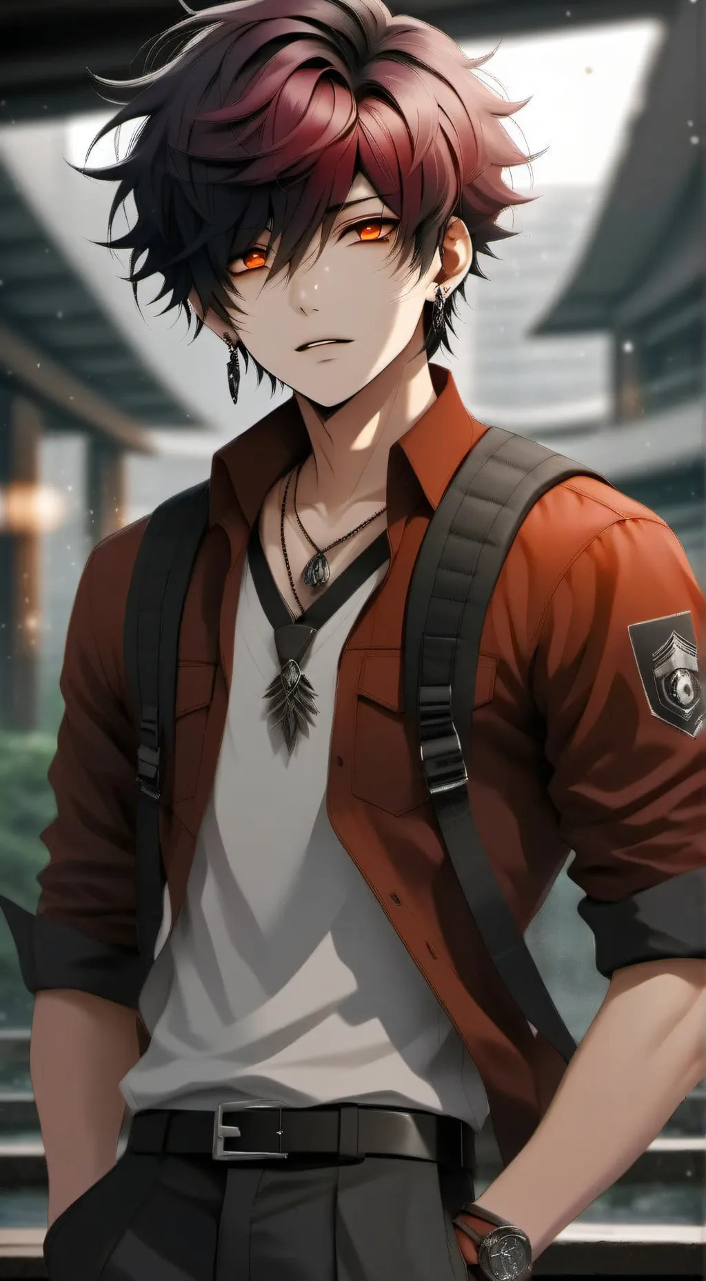 ai character: zack  background