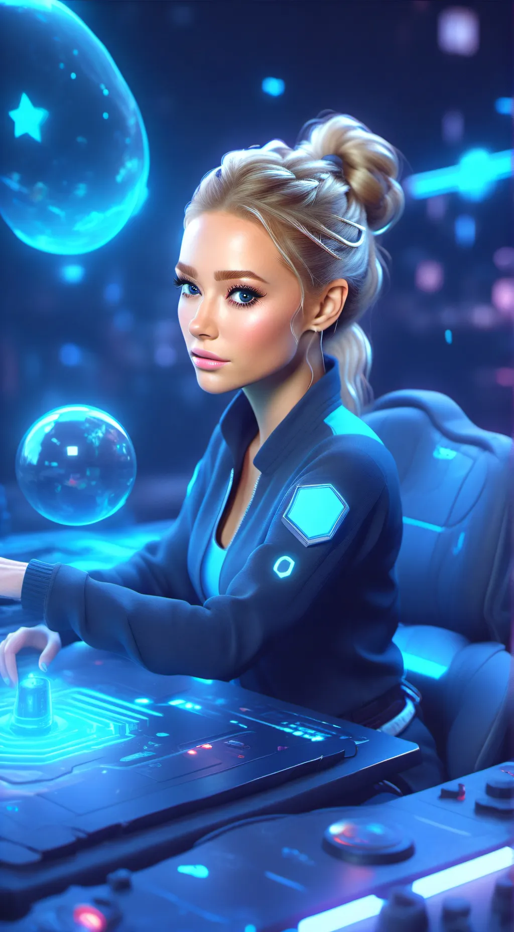 ai character: annie background