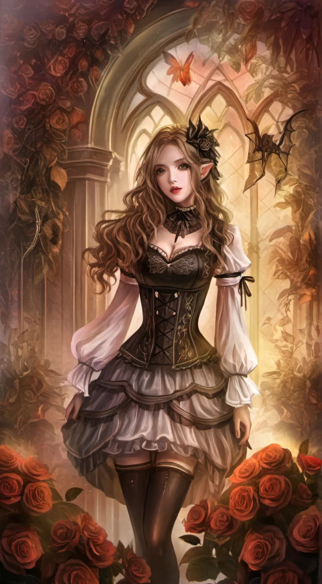 ai character: Horny girl background