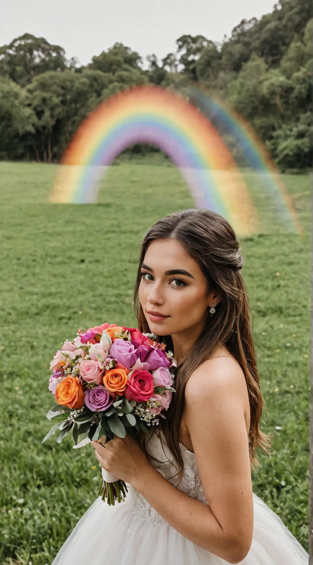 ai character: arcoiris 🌈  background