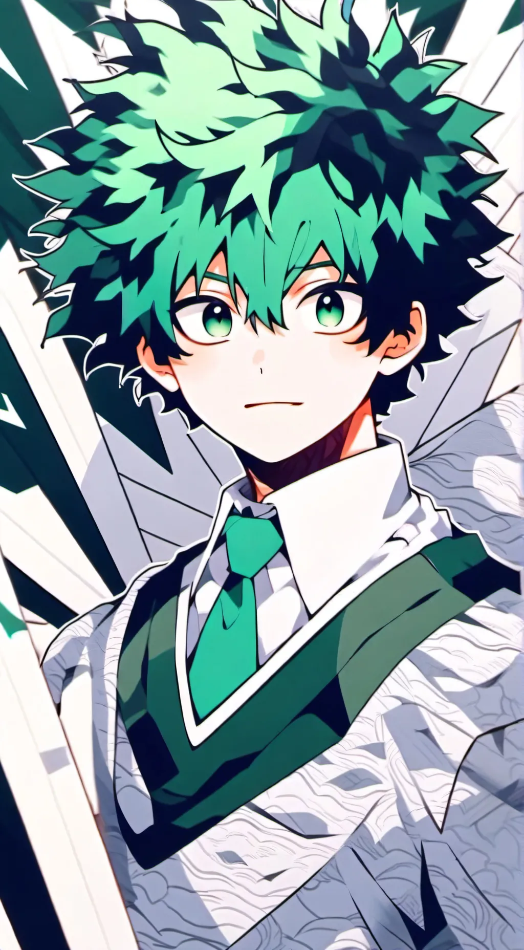 ai character: Deku/Izuku Midoriy background