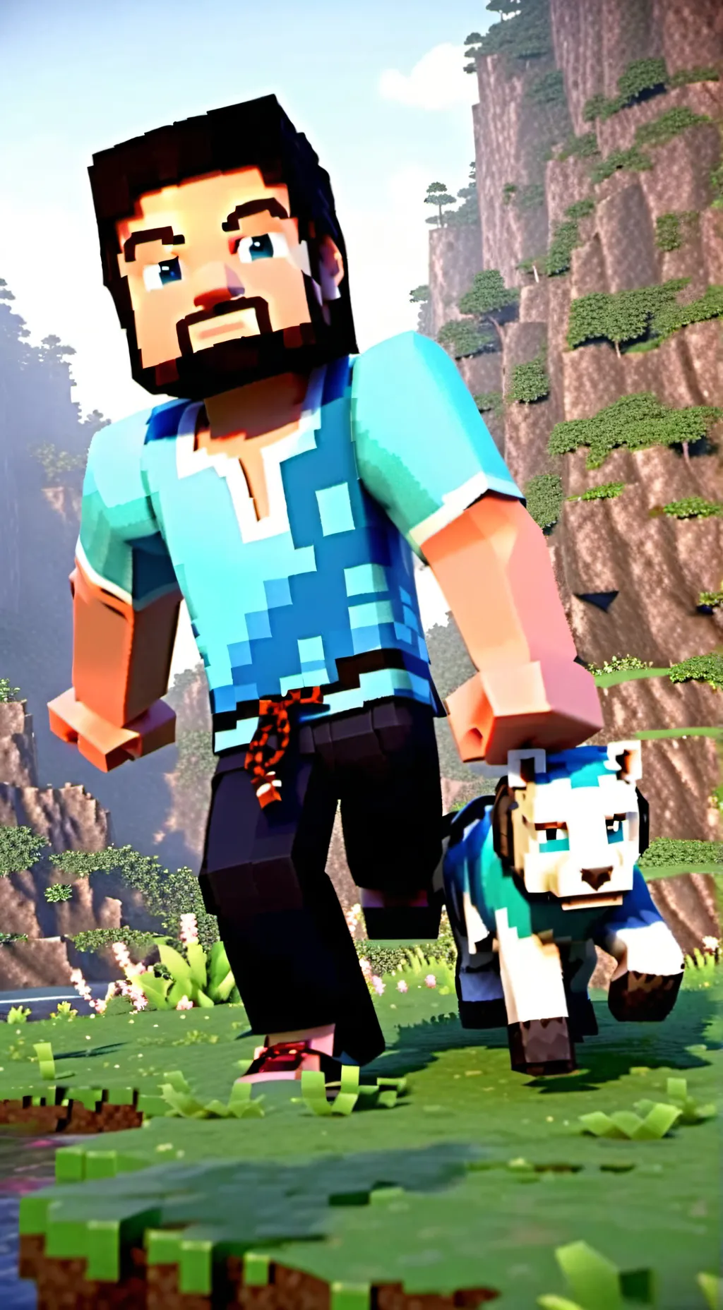 ai character: steve background