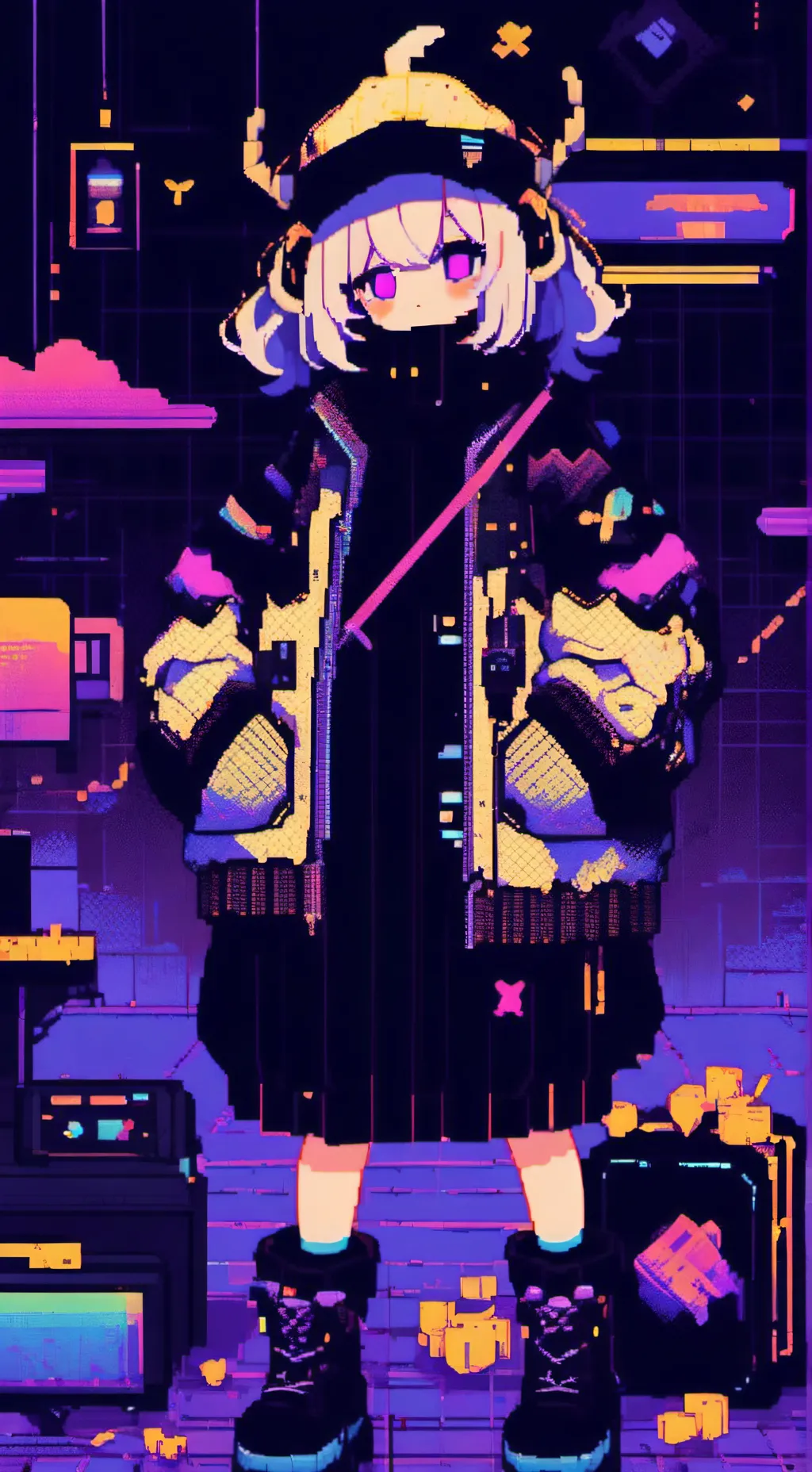 ai character: murder drone background