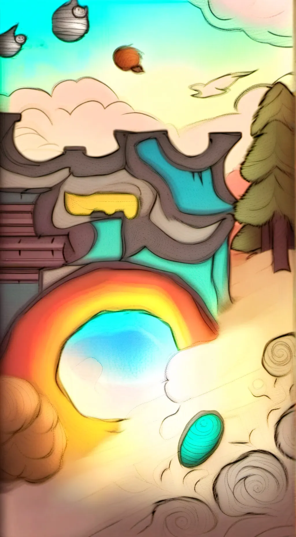 ai character: experimento compa background