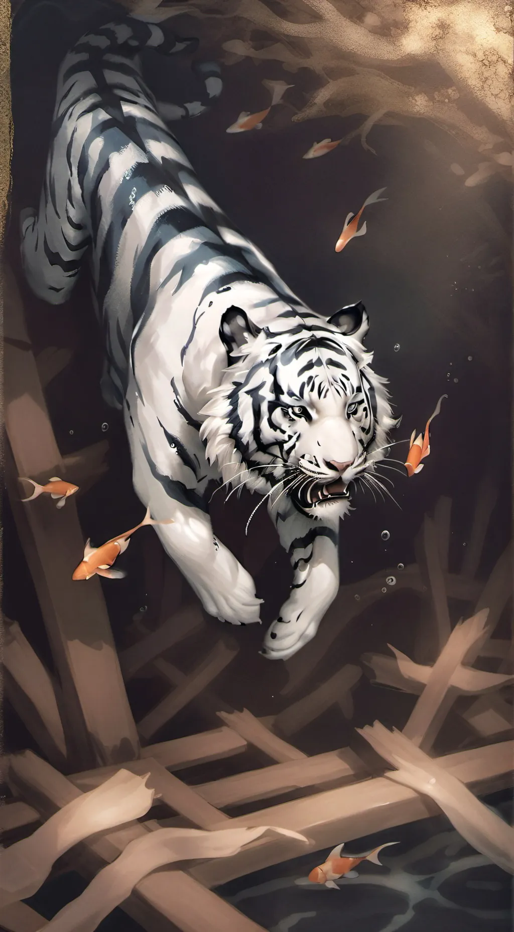 ai character: The White Sea Life background