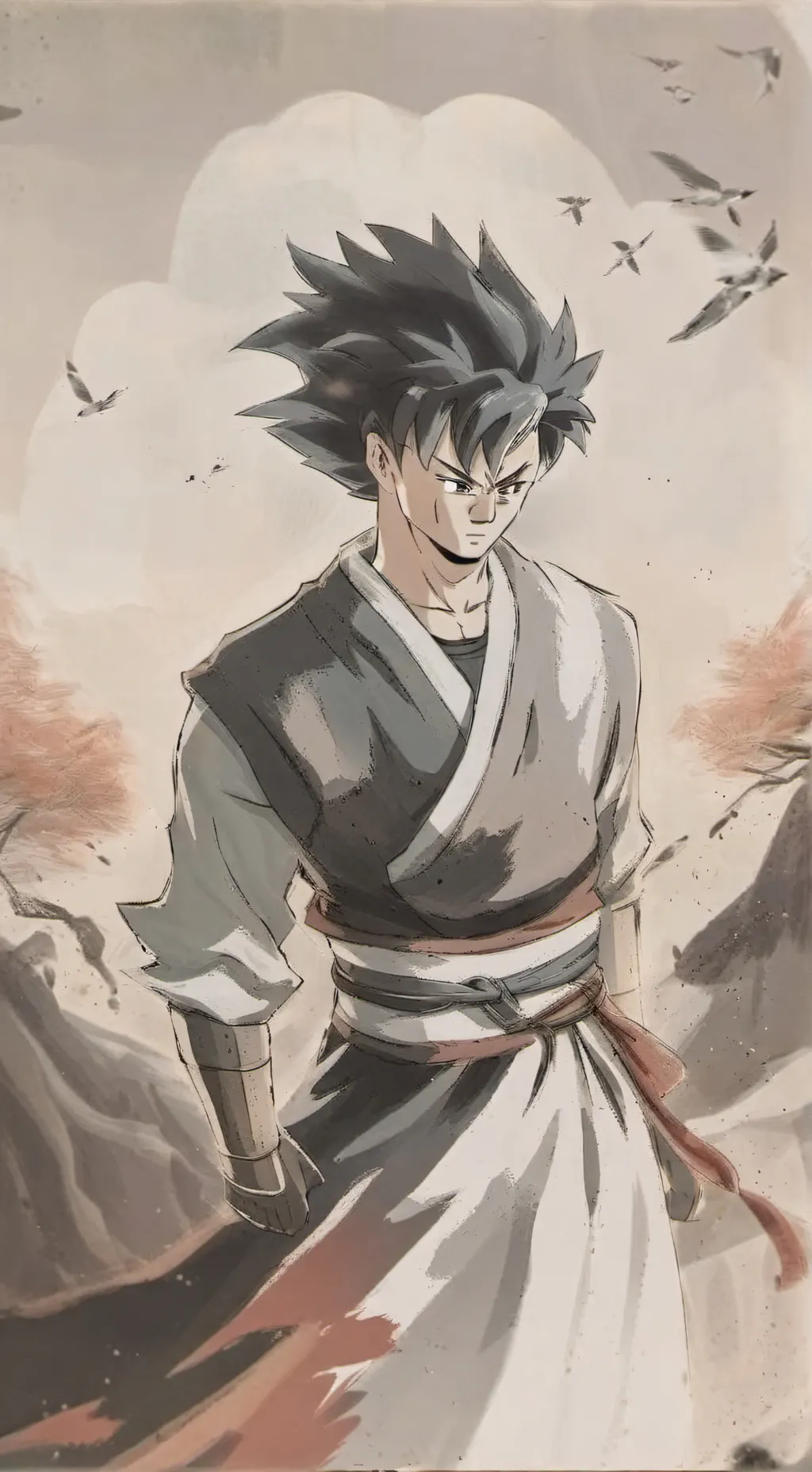 ai character: Chinese goku background