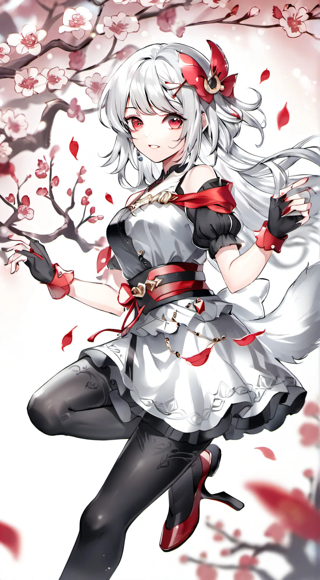 ai character: Rose background