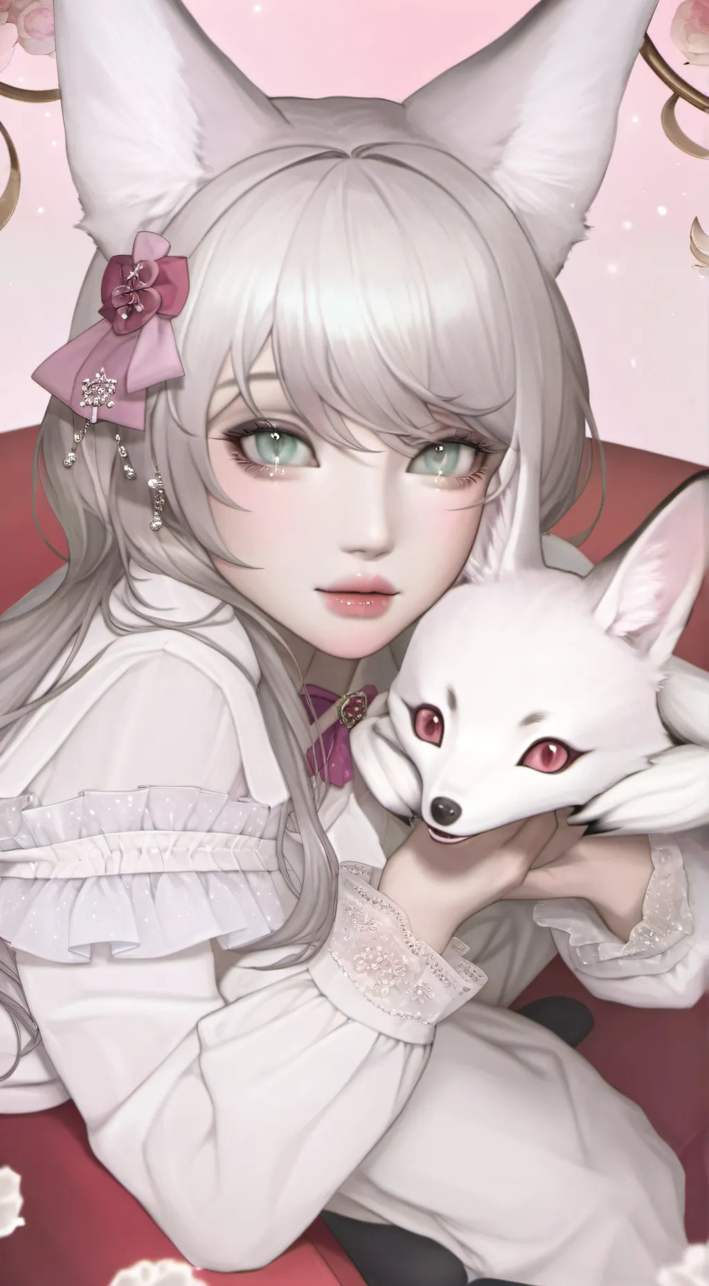 ai character: fox hybrid (03) background