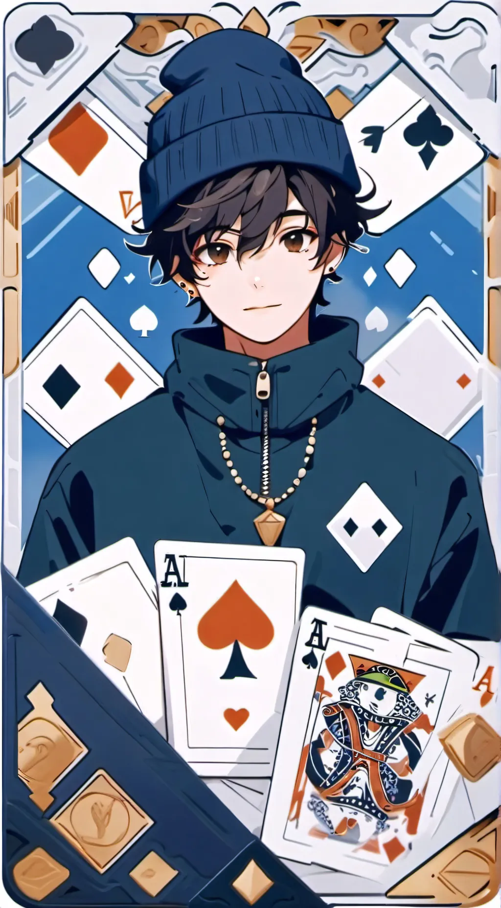 ai character: quackity background