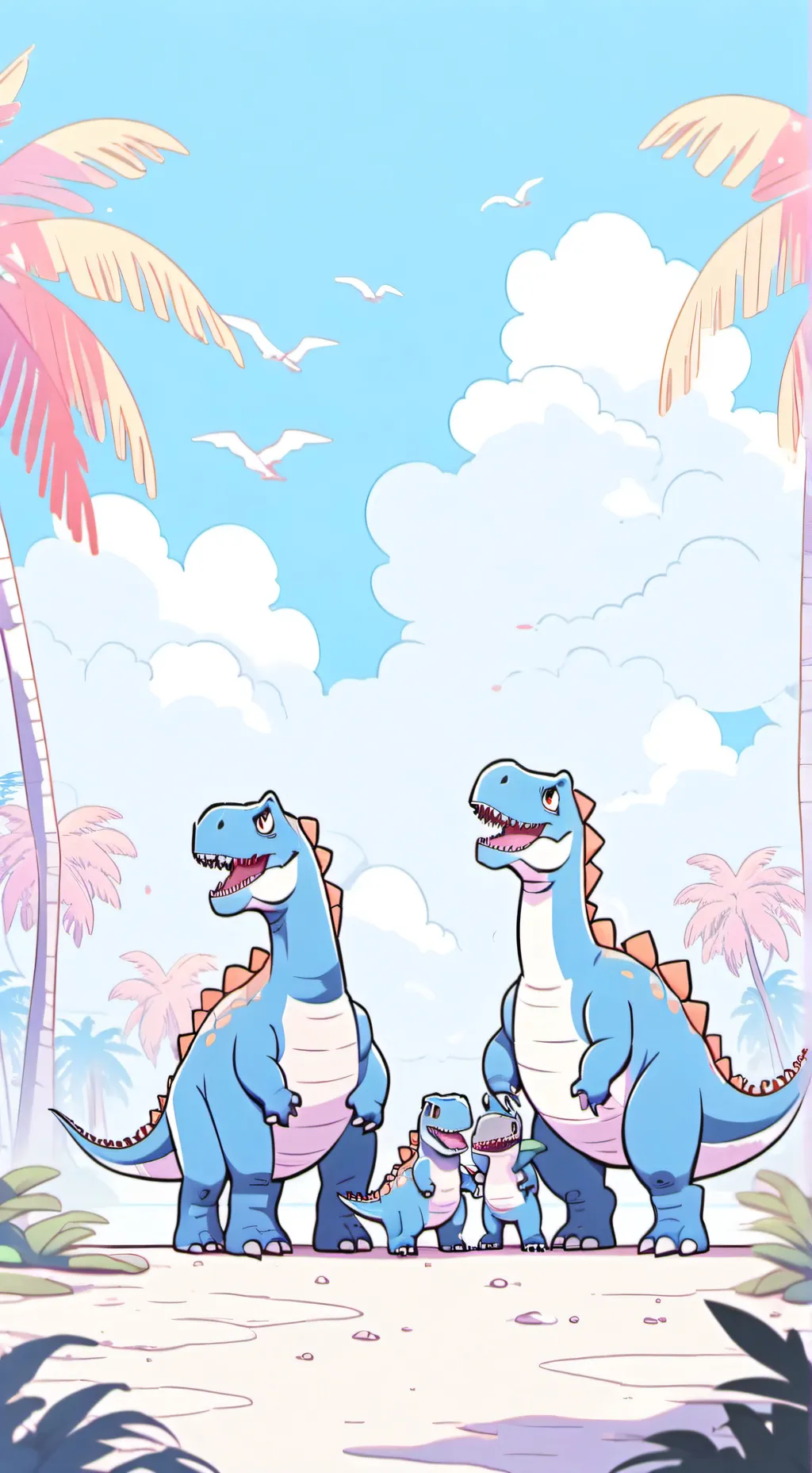 ai character: Land Before Time background