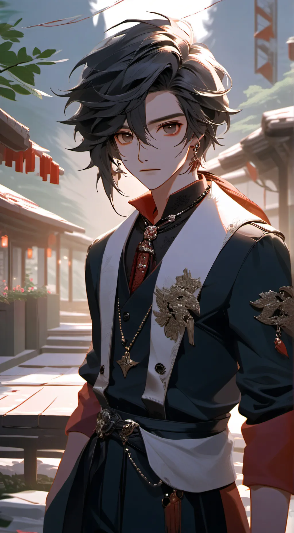 ai character: adrian  background