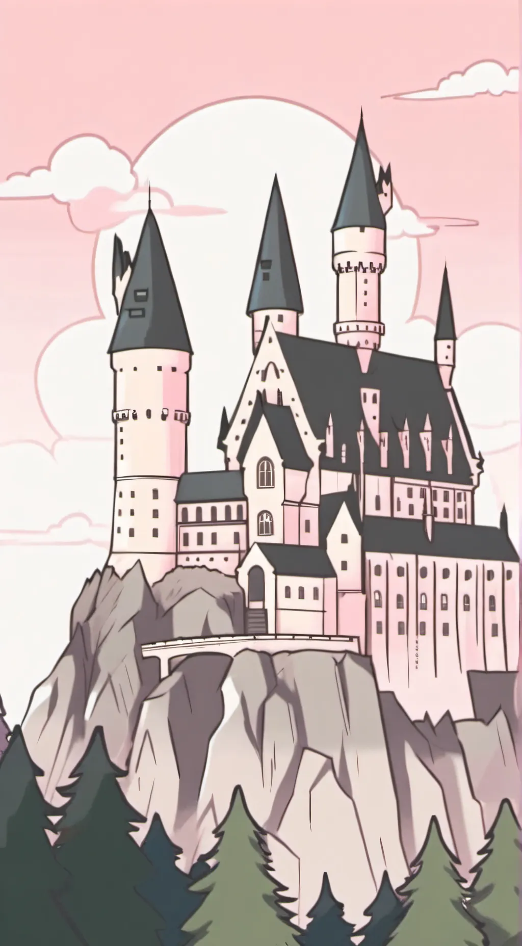ai character: Hogwarts  background