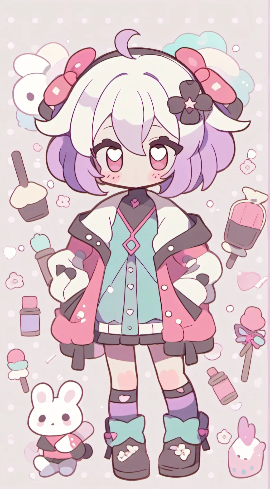 ai character: Miva_kit background