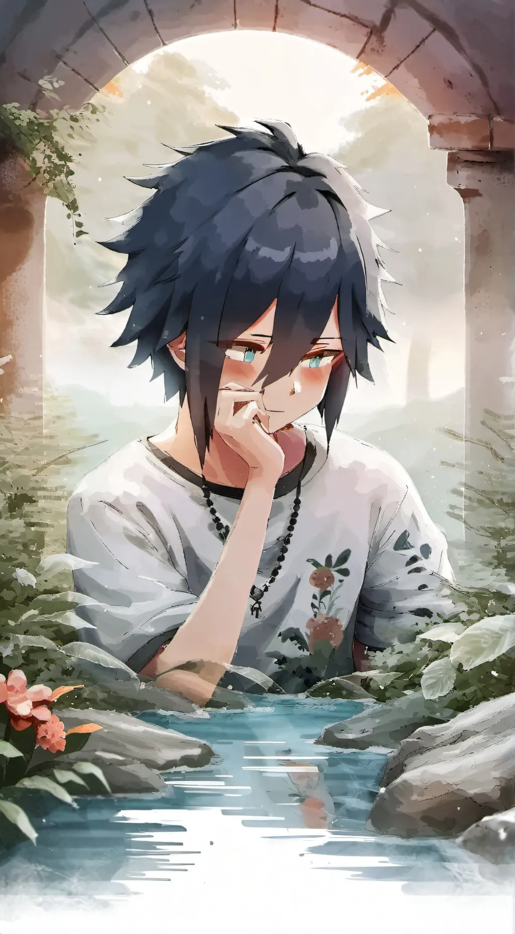 ai character: Tamaki Amajiki  background